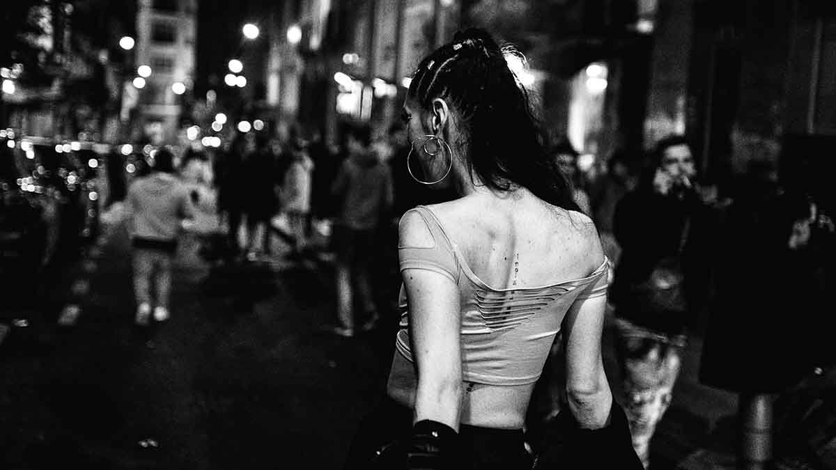 Fotografía perteneciente a la serie "Retratando la noche"